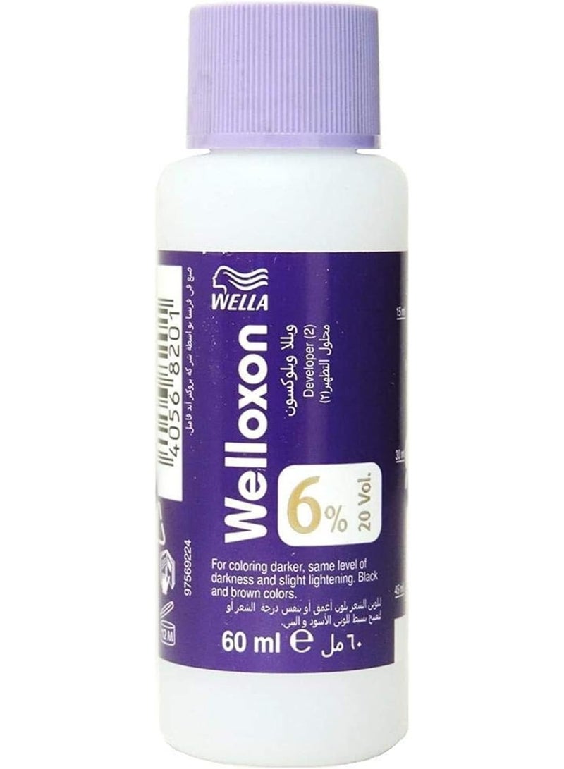 Welloxon Koleston Wella Welloxon Developer 6% - 60ml - Image 1